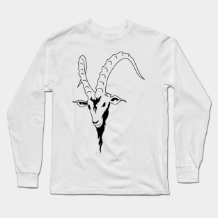 cool goat head Long Sleeve T-Shirt